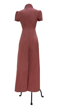 Image 2 of Biba Jumpsuit - Pink Cotton Twill