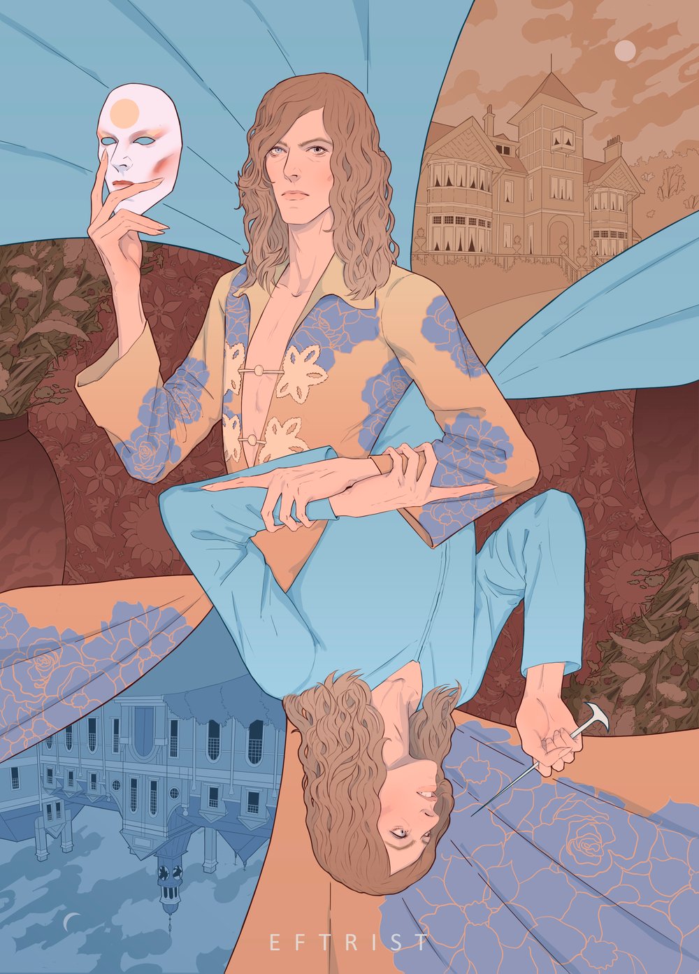 'The Man Who Sold The World' Art Print by Eftristesse
