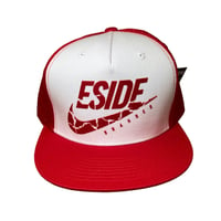 Image 2 of ES SWOOSH SNAPBACK 3D LIFTED- RED