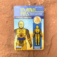 Image 4 of Vintage Collector - Animated Protocol Droid Enamel Pin