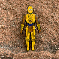 Image 5 of Vintage Collector - Animated Protocol Droid Enamel Pin