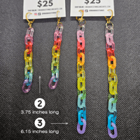 Image 2 of 🌈 Rainbow Link (6 styles) | Earrings