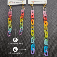 Image 4 of 🌈 Rainbow Link (6 styles) | Earrings