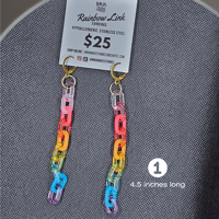 Image 1 of 🌈 Rainbow Link (6 styles) | Earrings