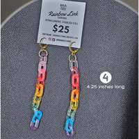 Image 3 of 🌈 Rainbow Link (6 styles) | Earrings