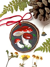 Image 1 of Red Russula Christmas Ornament 