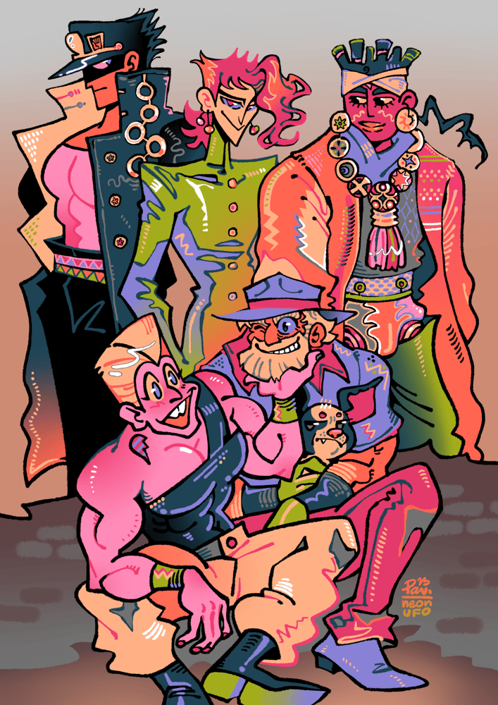 Image of Stardust Crusaders (print)