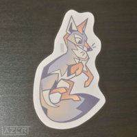 Image 4 of Gray Fox -  Stickers