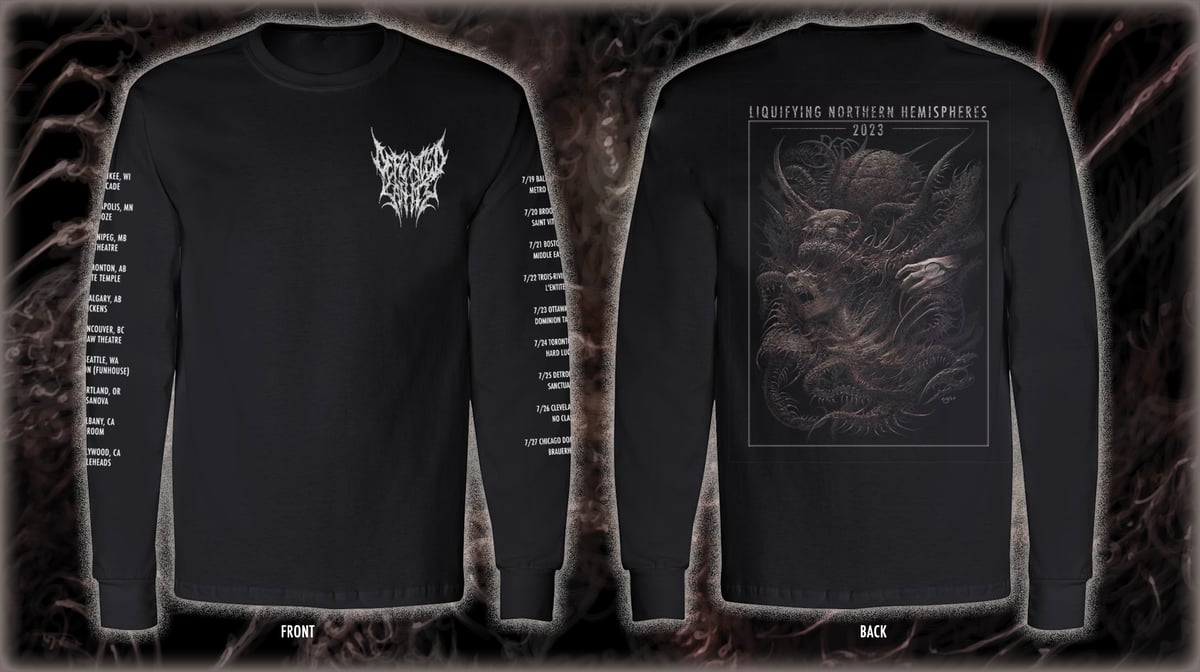 Longsleeve TOUR - ZIG art | Defeated Sanity store