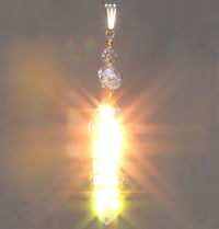 Image 4 of Angel Aura Quartz Crystal 14K GF Pendant