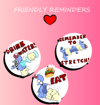 Friendly Reminder Sticker pack