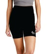 Ladies 7" High Waist Poly Spandex shorts