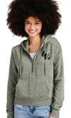 Ladies TriBlend Fleece Half Zip Hoodie