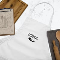 Image 3 of Cooking is my Peaceful Place - White Apron