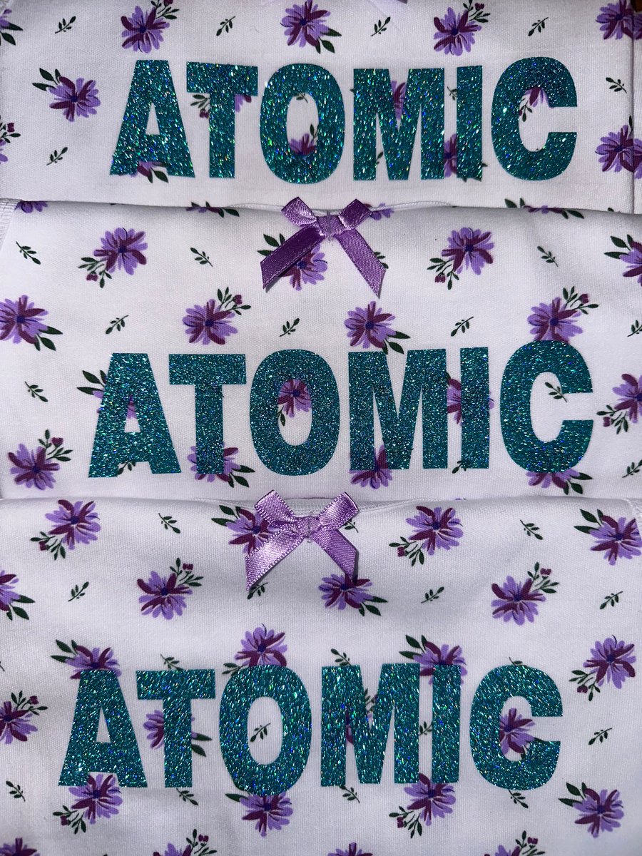 Image of 🩵💜New Atomic Lilac and Electric Teal Glitter 🩵💜