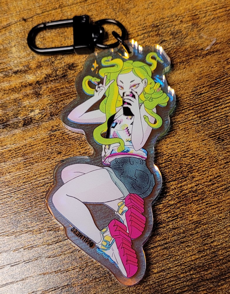 Image of Monster selfie keychain