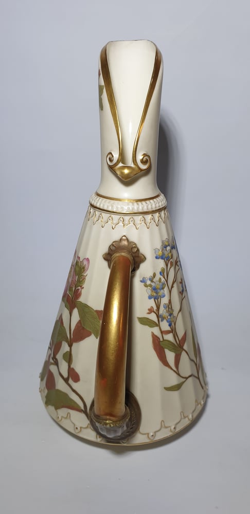 Image of Royal Worcester Fluted Ewer