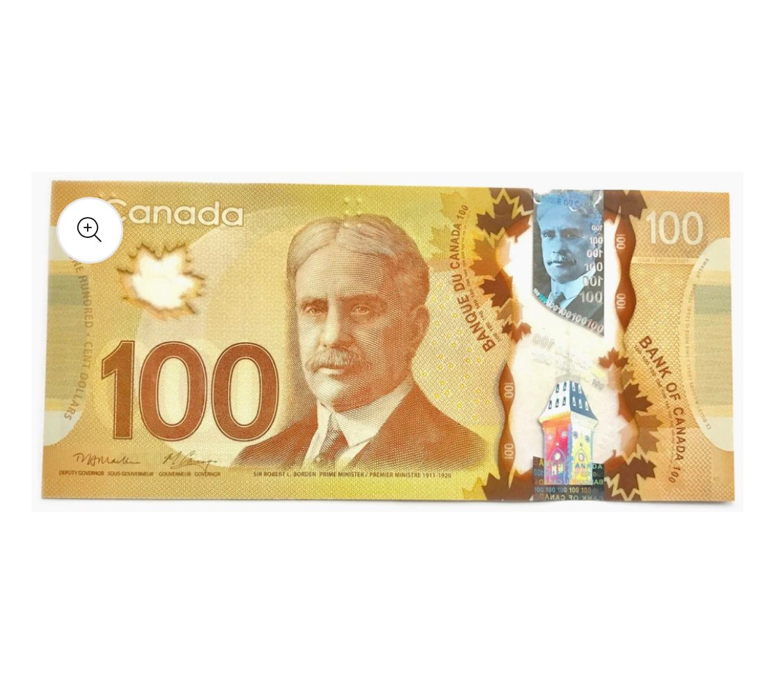 Image of Prop Canadian Cash 100s