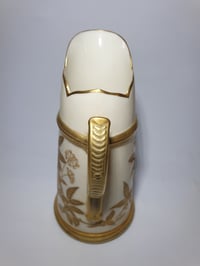 Image 3 of Royal Worcester Jug with gilt leaf decoration