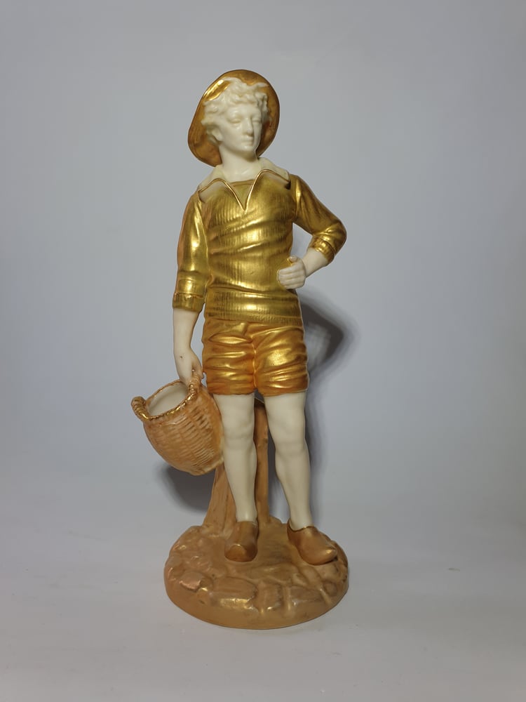 Image of Royal Worcester Figurine – French Fisher Boy