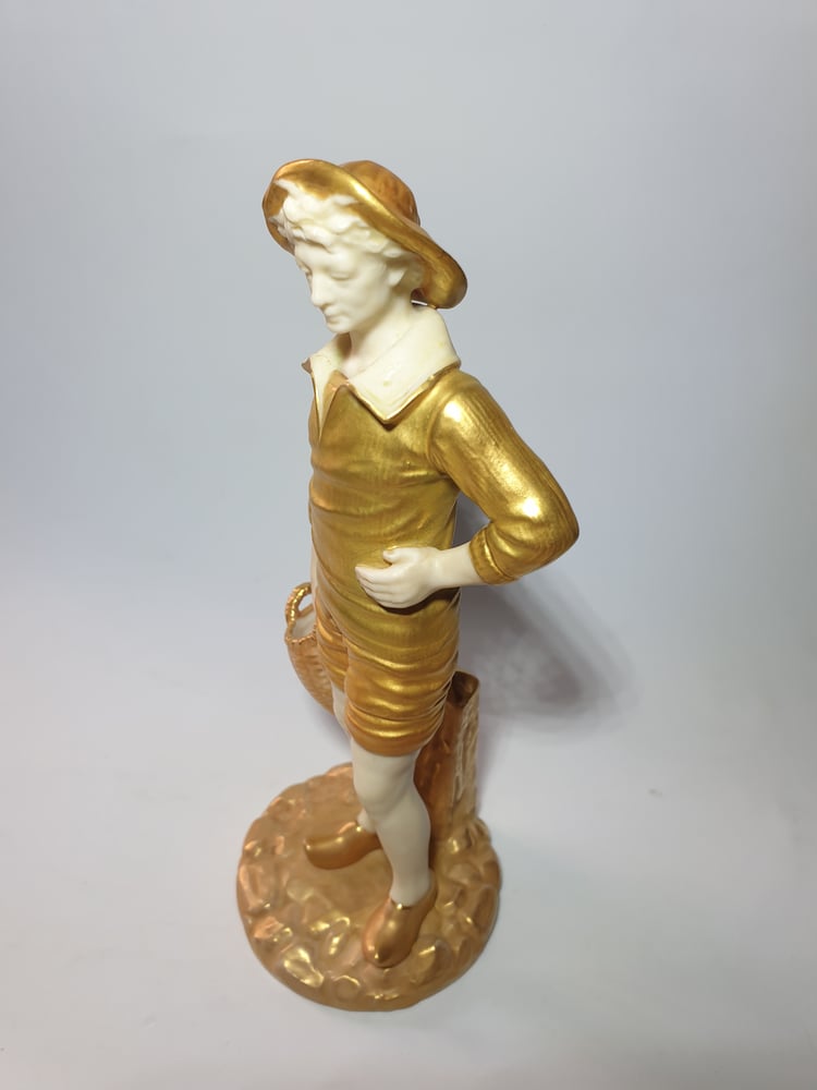 Image of Royal Worcester Figurine – French Fisher Boy