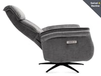 Image 3 of Evoque Recliner - Grey