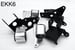 Image of EKK K-SERIES MOUNT KIT 96-00 CIVIC STOCK SUBFRAME