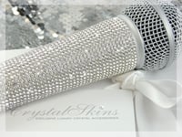 Image 2 of Clear Crystal Microphone Slip On Sleeve for Wired Mics