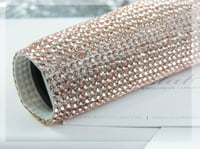 Image 3 of Baby Rose Gold Crystal Microphone Sleeve for Wired Mics