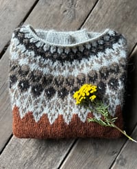 Image 5 of Lorien - Icelandic wool sweater - Rust heather - Ready to ship