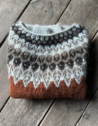 Image 2 of Lorien - Icelandic wool sweater - Rust heather - Ready to ship