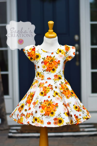 Image of Mouse Pumpkin Twirl Dress 