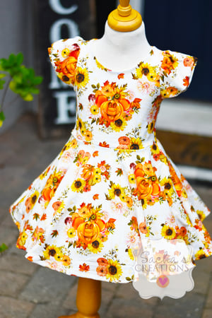 Image of Mouse Pumpkin Twirl Dress 