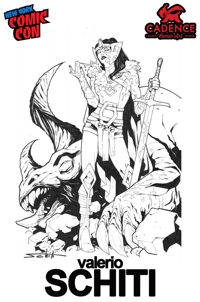 Image of Valerio Schiti : NYCC 2023 Commissions (Mail Order Available) - Opens 9/14 at 12PM EST