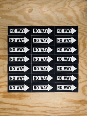 Image of No Way Sticker
