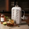 portable Ice Ball Maker Ice Cube Maker Tray Mould with Lid Cube Mold Cubic Makers Container Trays fo