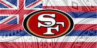 San Francisco 49ers Hawaiian Flag