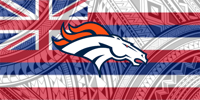 Broncos Hawaiian Flag