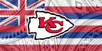 KC Chiefs Hawaiian Flag