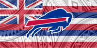 Buffalo Bills Hawaiian Flag