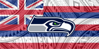 Seattle  Seahawks Hawaiian Flag