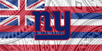 New York Giants Hawaiian Flag