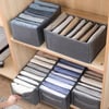 Clothes Organizer Pants Jeans Storage Box Cabinets Clothes Storage Organizer For Underwear Bra Ties 