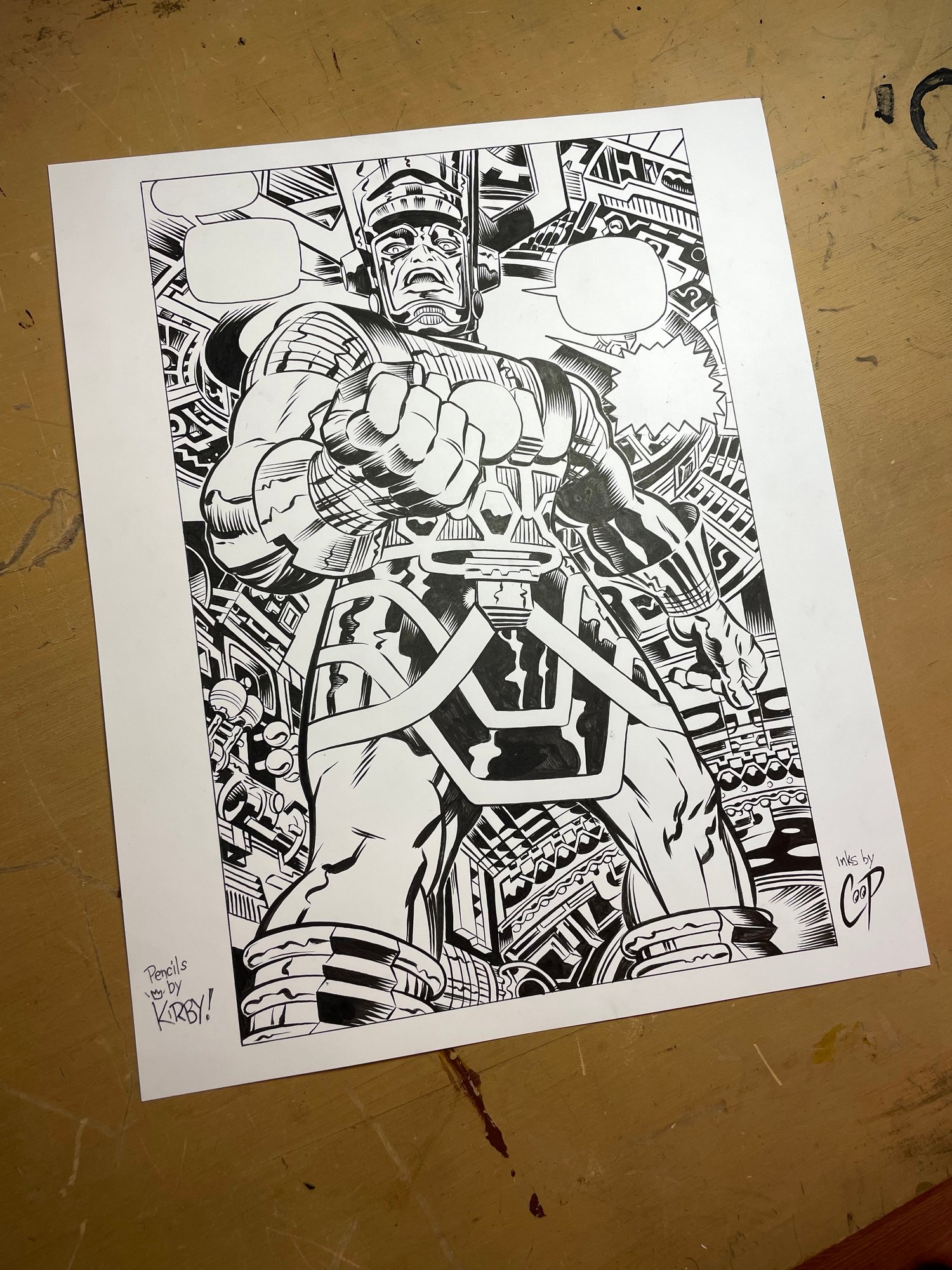 Image of GALACTUS Original art