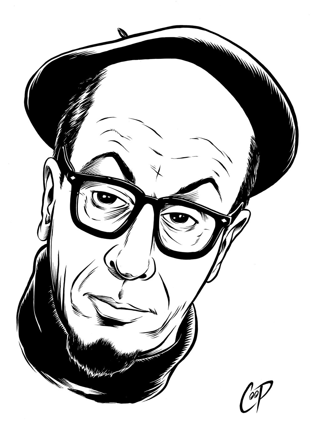 Image of MEL COOLEY, BEATNIK Original art