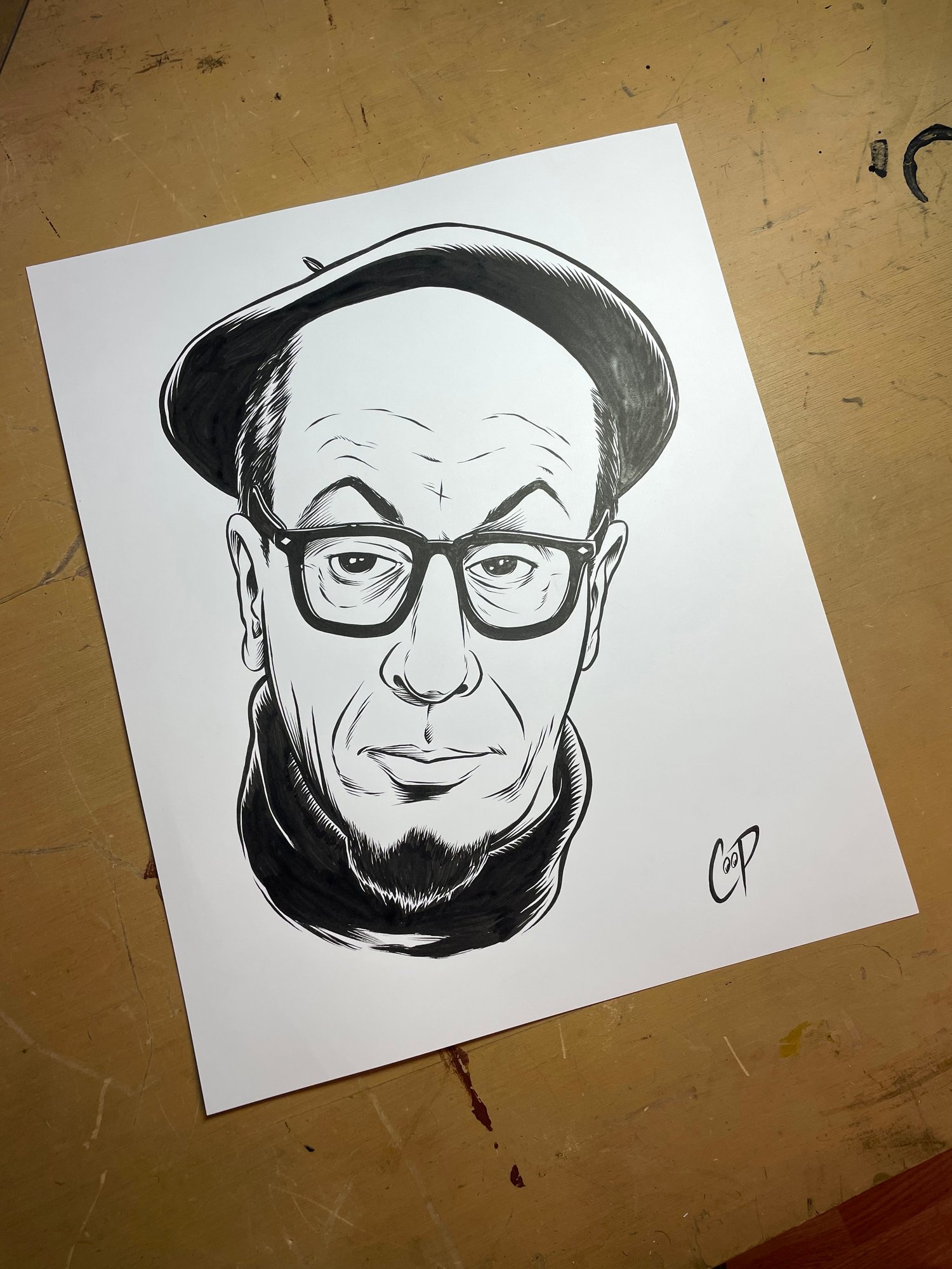 Image of MEL COOLEY, BEATNIK Original art