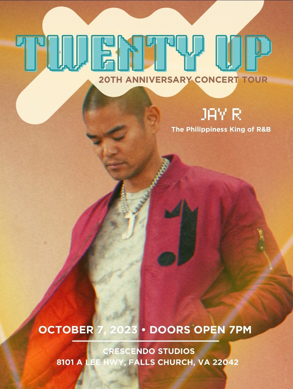 Image of General Admission TWENTY UP JAY R 20th Anniversary Concert Tour