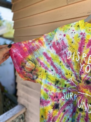 Image of XL Disrespect Your Surroundings Tie Dye Shirt 5