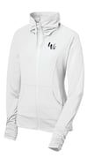 Ladies Embroidered Sport Wick Stretch Full Zip Jacket - 3 color options