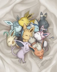 Cuddle Puddle - Eeveelutions